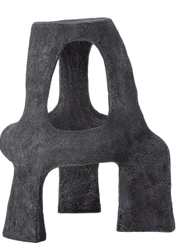 BLOOMINGVILLE Ombra-dekorasjon, svart, polyresin