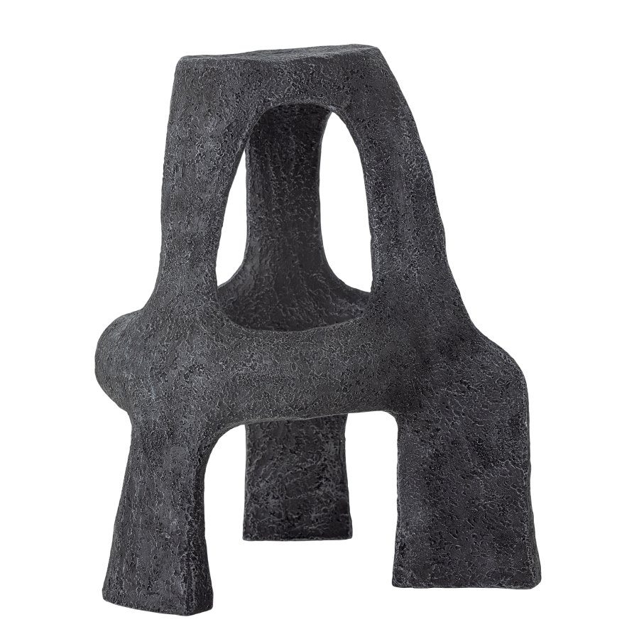 BLOOMINGVILLE Ombra-dekorasjon, svart, polyresin