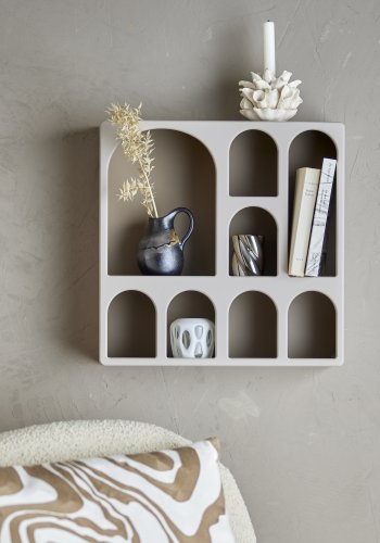 BLOOMINGVILLE Graphia Bcherregal, Braun, MDF (L48xH48xB12 cm)