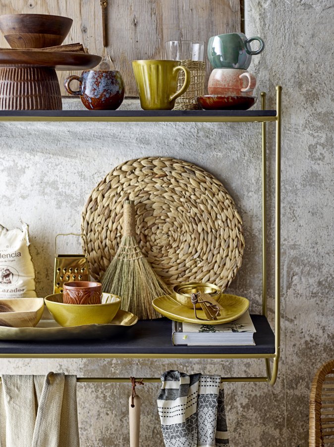 BLOOMINGVILLE Paula Tasse, Blau, Steinzeug, D9xH8 cm