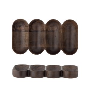 BLOOMINGVILLE Maluna serveringsbakke - brun mangotr