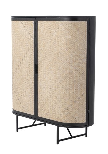 BLOOMINGVILLE Ember Schrank, Natur, Metall (L92xH105xB36,5 cm)