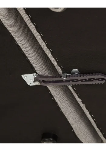 New York 2-pers. modulsofa - lysegr polyester stof og sort plastik