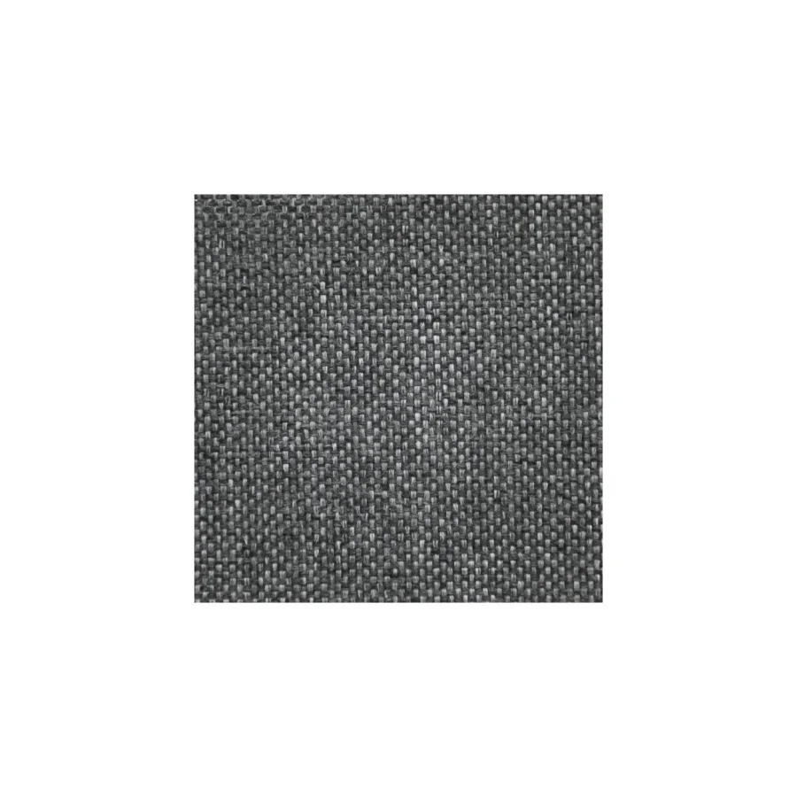 New York hjrnemodul sofa, kvadratisk - gr polyester stof og sort plastik