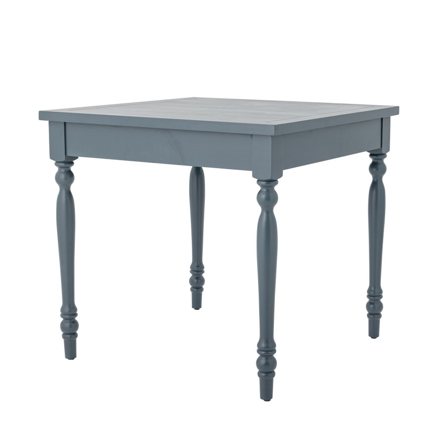 CREATIVE COLLECTION Bassy Esstisch, Blau, Kiefer (L80xH75xB80 cm)