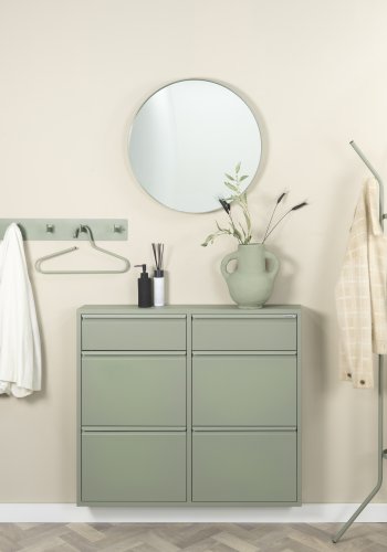 SPINDER DESIGN Leatherman 5 knagerkke, m. 5 knager - stvet grn stl