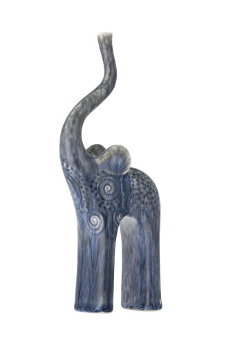 CREATIVE COLLECTION Longuro Deco, Blau, Steinzeug