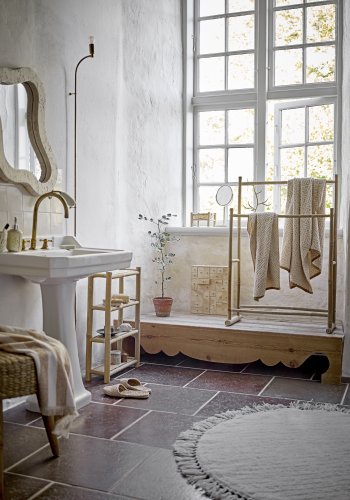 BLOOMINGVILLE Meg veggspeil, naturlig, harpiks