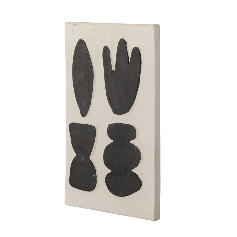 BLOOMINGVILLE Lutton Wanddekoration, Wei, Steingut