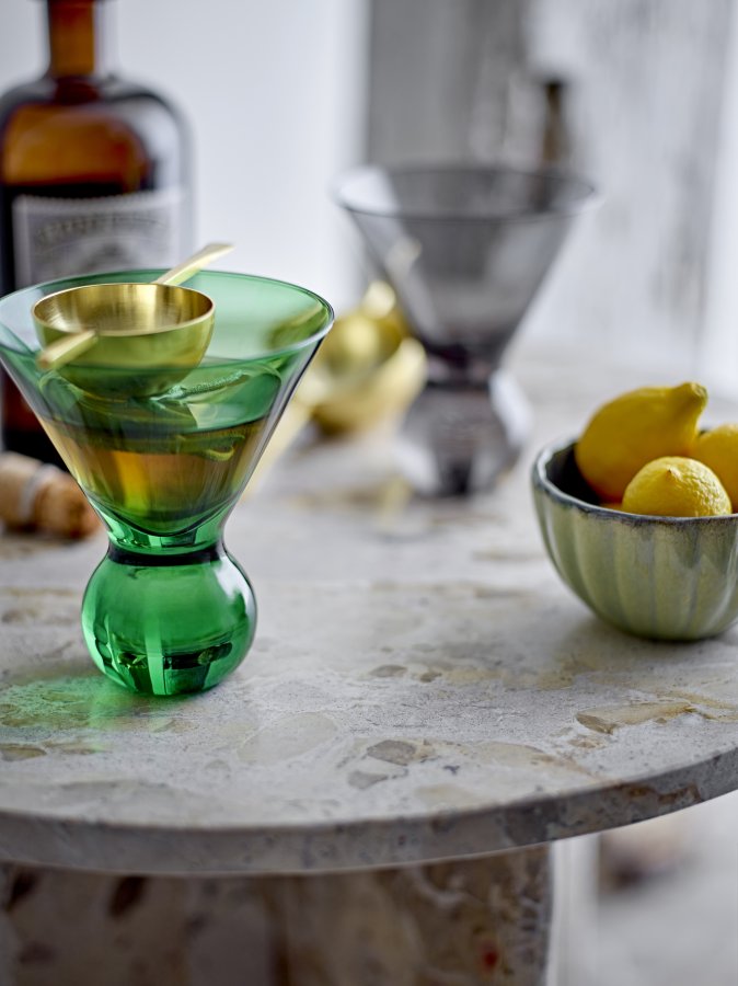 BLOOMINGVILLE Corliss Cocktailglas, Grn, Glas (D9,5xH11 cm, 4er-Set)