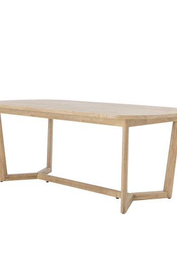 CREATIVE COLLECTION Esstisch Serrone, Natur, Gummibaumholz