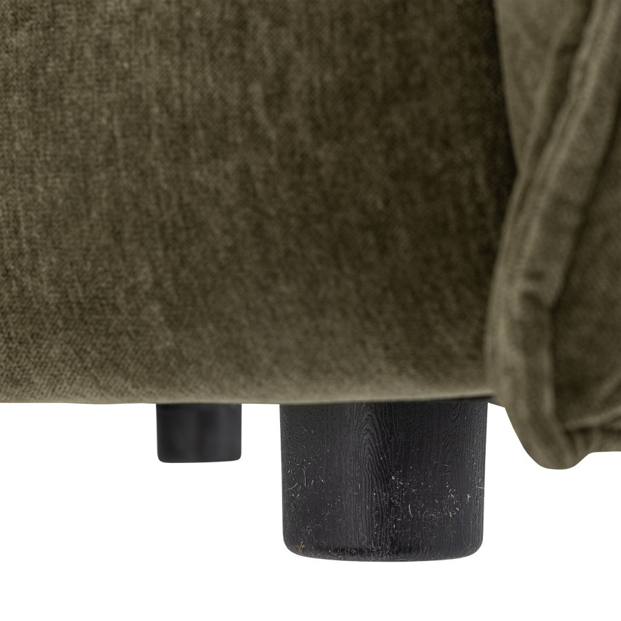 BLOOMINGVILLE Austin lenestol, m. armlener - grnn resirkulert polyester og sort nylon