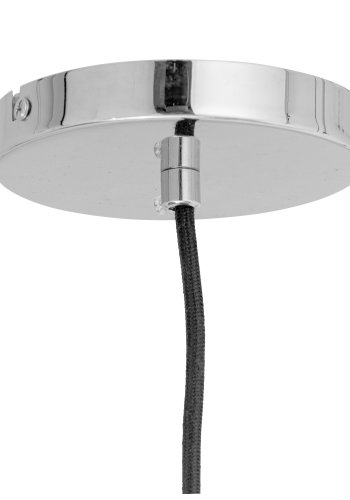 BLOOMINGVILLE Pica Pendelleuchte, Wei, Polyester (T21xH28 cm)