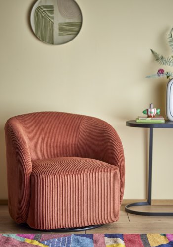 BLOOMINGVILLE Pradi Loungesessel, Orange, Polyester