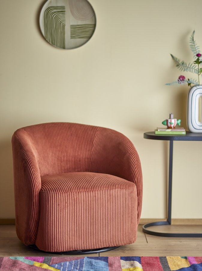 BLOOMINGVILLE Pradi Loungesessel, Orange, Polyester