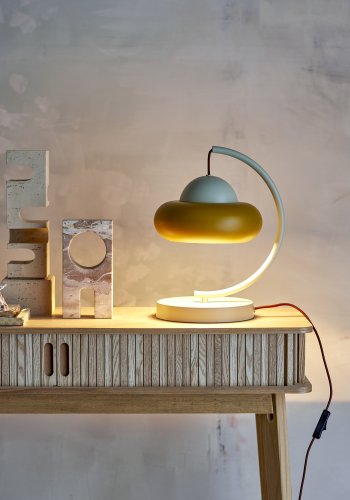 BLOOMINGVILLE Bubble Tischleuchte, Natur, Metall (L27xH34,5xB27 cm)