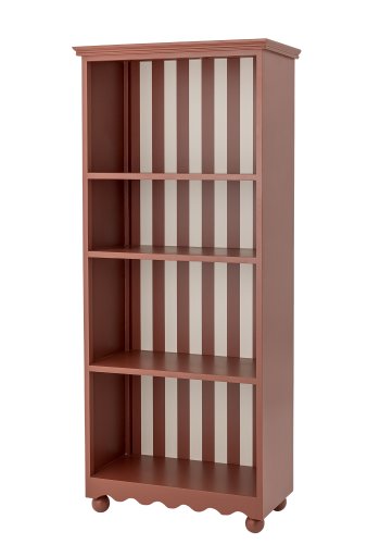 BLOOMINGVILLE Sasha Schrank, Rot, MDF (L66xH151,5xB32 cm)