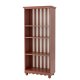 BLOOMINGVILLE Sasha Schrank, Rot, MDF (L66xH151,5xB32 cm)
