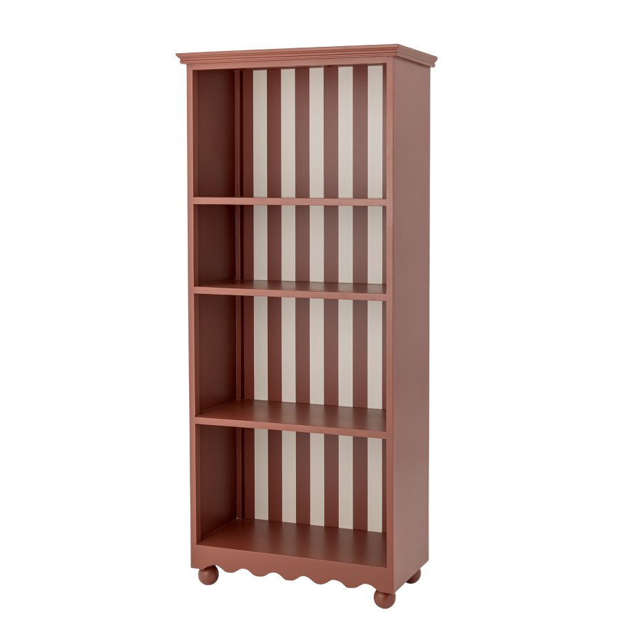 BLOOMINGVILLE Sasha Schrank, Rot, MDF (L66xH151,5xB32 cm)