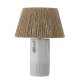 BLOOMINGVILLE Rama bordlampe - jute og hvitt steinty