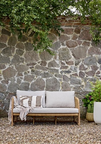 BLOOMINGVILLE Penzano sofa, naturlig, polyrattan