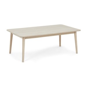 Nyborg soffbord, rektangulärt - vitoljad ekfanér och trä (70x125)