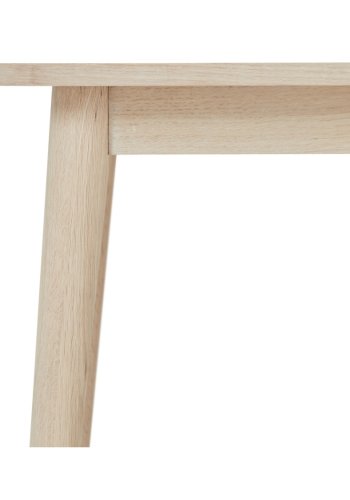 Nyborg salongbord, firkantet - hvitoljet eikefiner og tre (90x90)