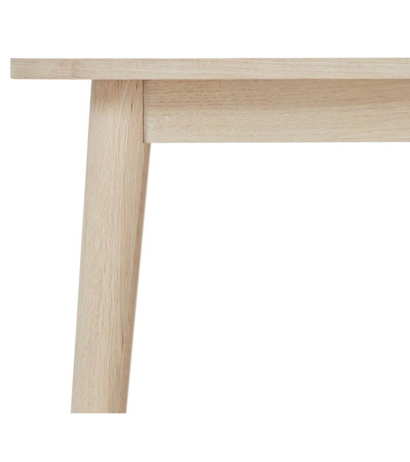 Nyborg salongbord, firkantet - hvitoljet eikefiner og tre (90x90)