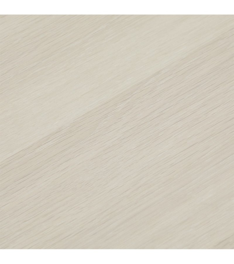 Esstisch Nyborg, mit 2 Einlegeplatten – weiß geöltes Eichenfurnier und Holz (100x200(300))