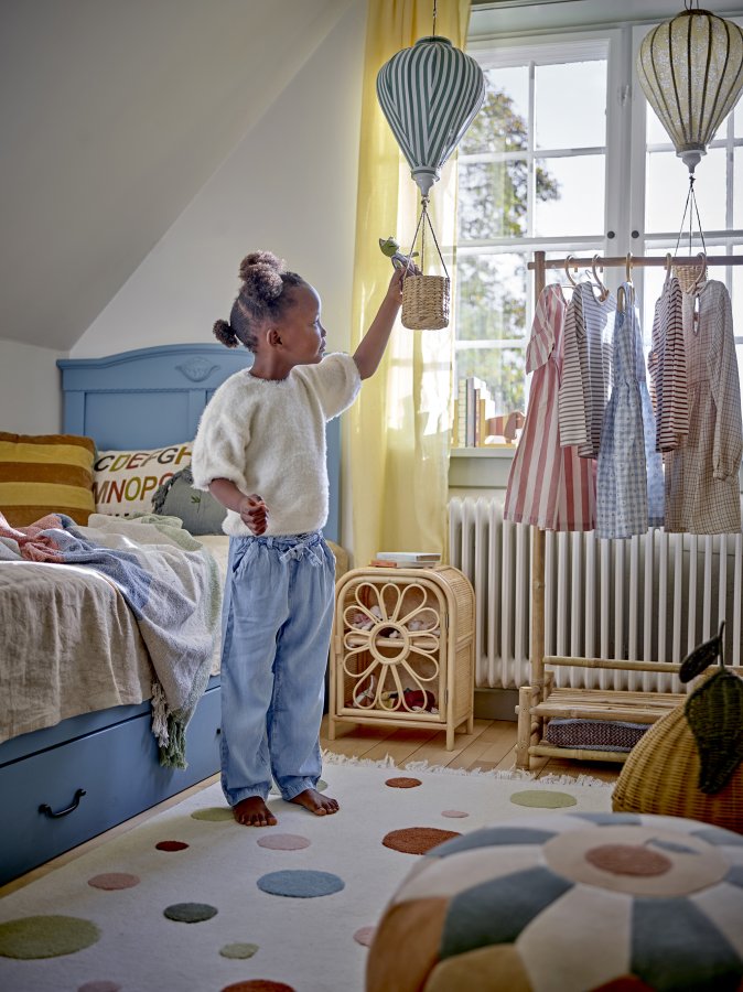 BLOOMINGVILLE MINI Pompkrans, Gul, Polyester