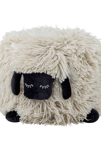 BLOOMINGVILLE MINI Dockpuff, Vit, Ull (L50xH45xB50 cm)