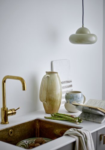 BLOOMINGVILLE Bubble Pendelleuchte, Grün, Metall (T22xH13 cm)