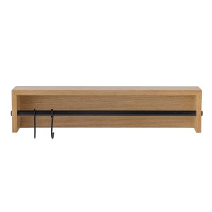BLOOMINGVILLE Ryder vghylde, m. 1 stang og 2 kroge - natur MDF