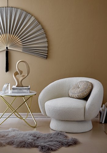 BLOOMINGVILLE Jaime Vggdekoration, Svart, Bambu, L145xH72 cm