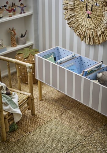 BLOOMINGVILLE MINI Salam Bücherregal, Braun, FSC®100%, MDF (L90xH50xB30 cm)