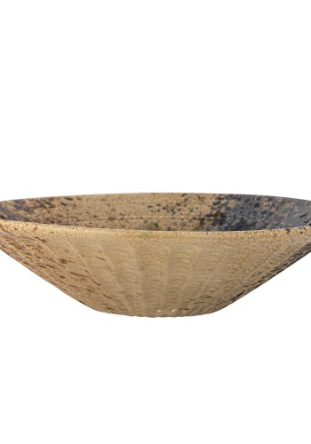 CREATIVE COLLECTION Larken serveringsfat, svart, steinty