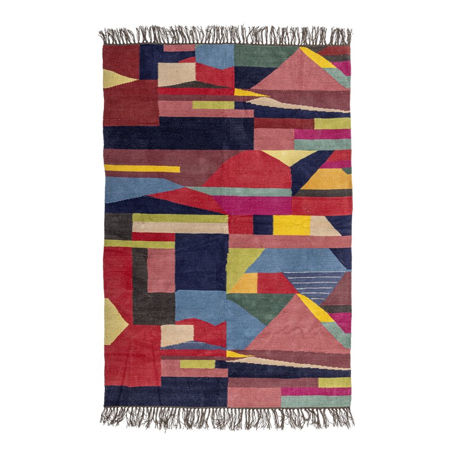 BLOOMINGVILLE Loggia-teppe, rd, bomull