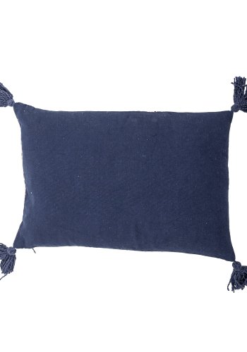 CREATIVE COLLECTION Adya Kissen, Blau, Viskose (L50xB35 cm)