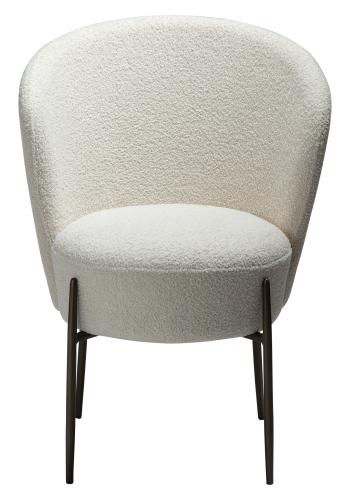 DAN-FORM ORBIT Stol Due RPES boucl m. antikke messingben