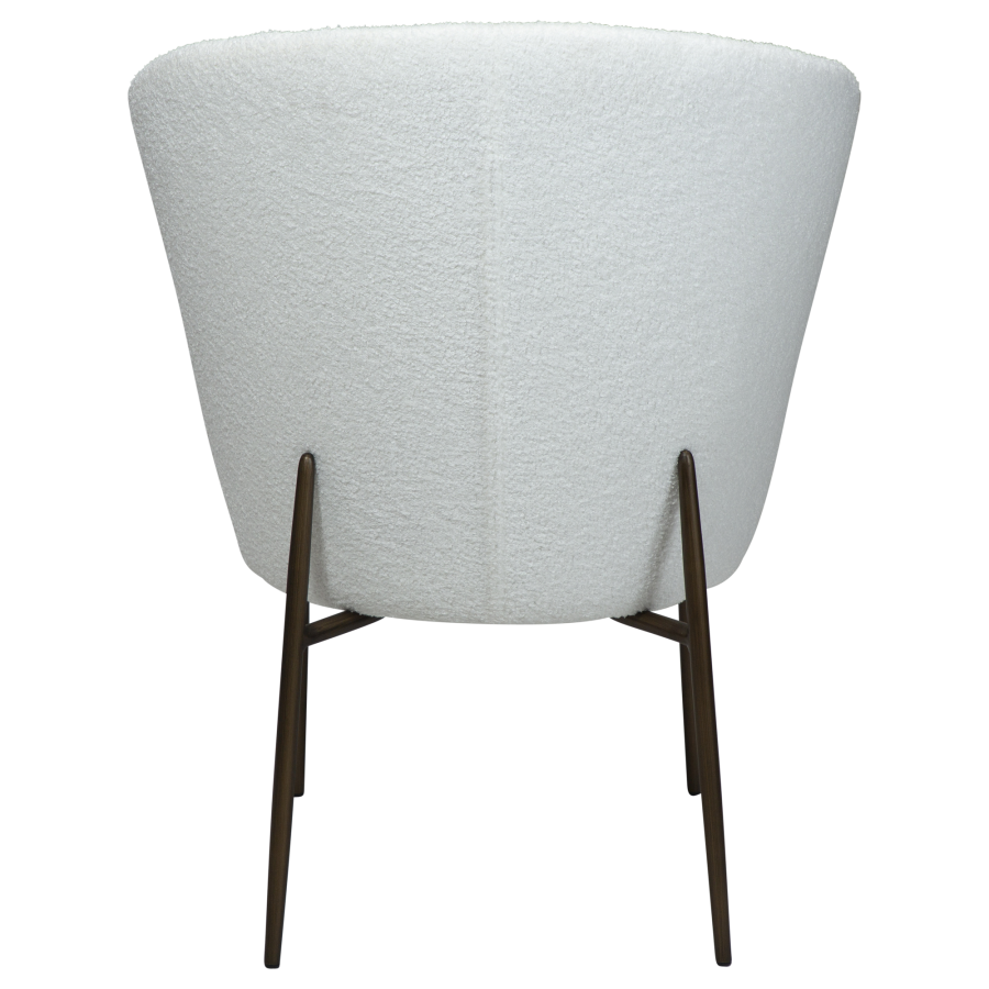 DAN-FORM ORBIT Stol Snow RPES boucl m. antikke messingben