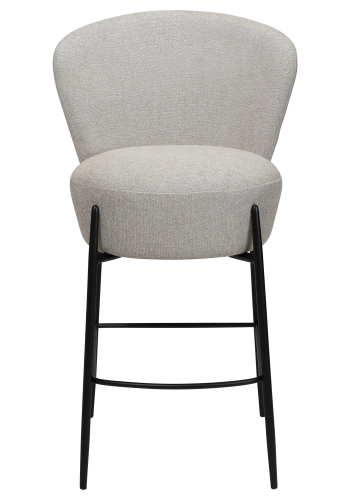 DAN-FORM ORBIT Bordkrakk Kasjmir bouclstoff med svarte metallben