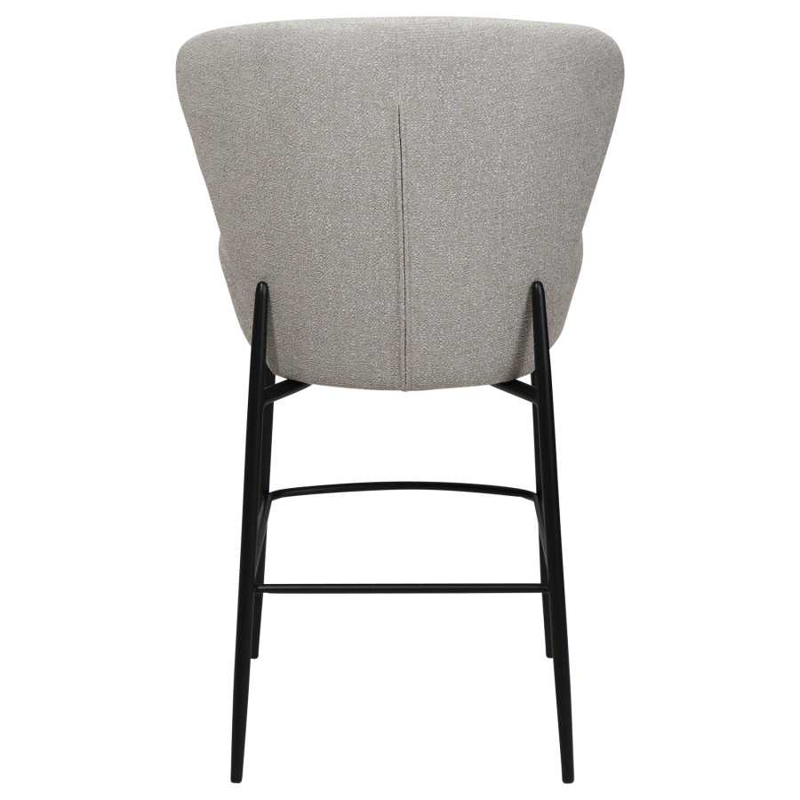 DAN-FORM ORBIT Bordkrakk Kasjmir bouclstoff med svarte metallben