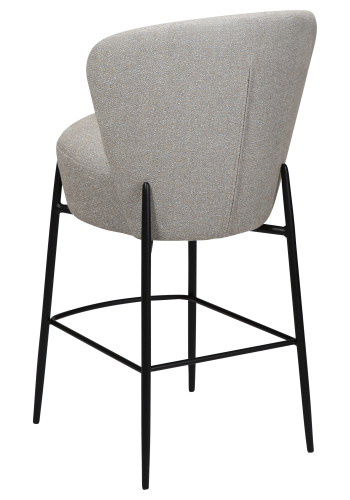 DAN-FORM ORBIT Bordkrakk Kasjmir bouclstoff med svarte metallben