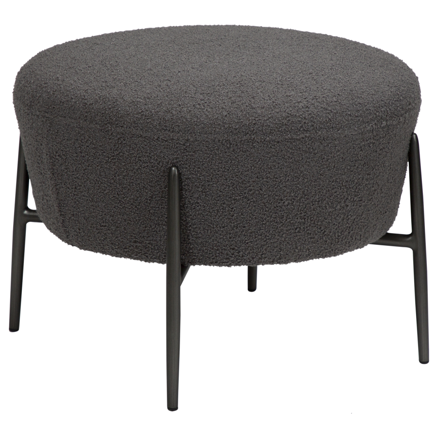 DAN-FORM ORBIT fotskammel Stone RPES boucl med antikke tinnben