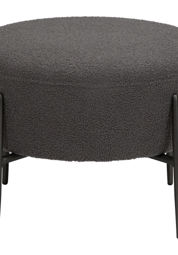 DAN-FORM ORBIT fotskammel Stone RPES boucl med antikke tinnben