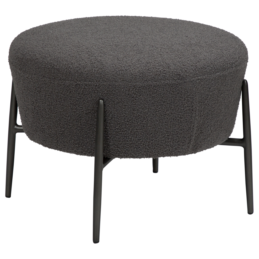 DAN-FORM ORBIT fotskammel Stone RPES boucl med antikke tinnben