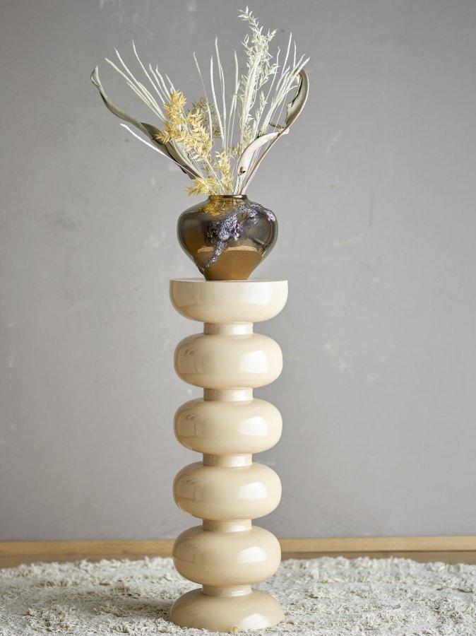 BLOOMINGVILLE Alba Beistelltisch, Braun, Metall (T30xH86 cm)