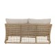 BLOOMINGVILLE Penzano sofa, naturlig, polyrattan
