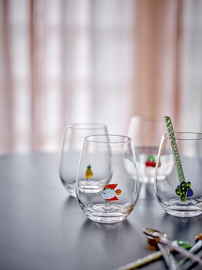 BLOOMINGVILLE Misa drikkeglass, klart, glass