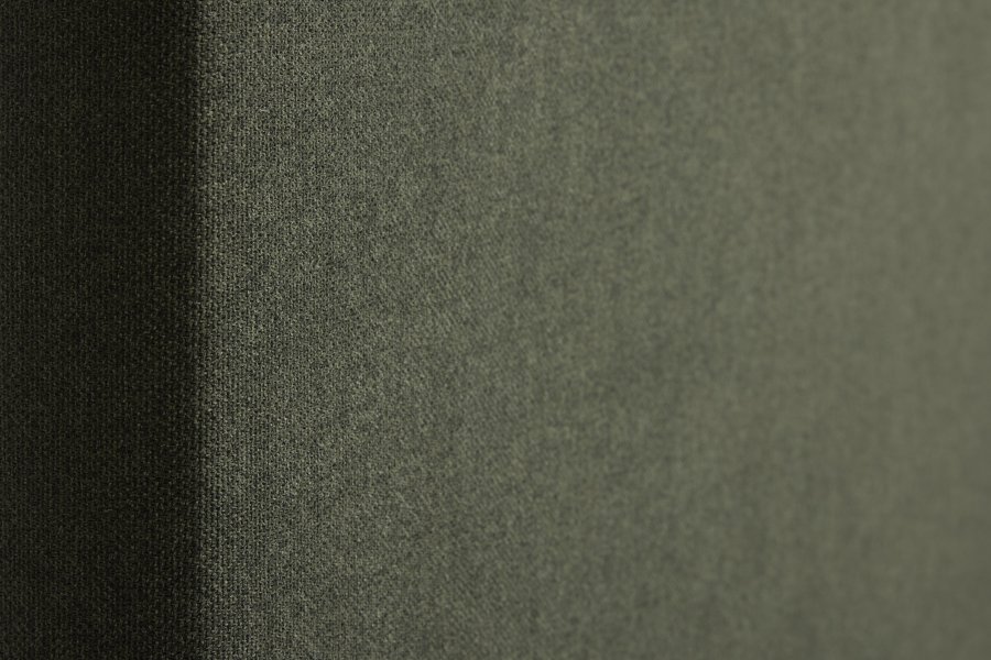 Vanlig sengegavl, hydejusterbar - vintermosegrnt polyesterstoff (L:140)